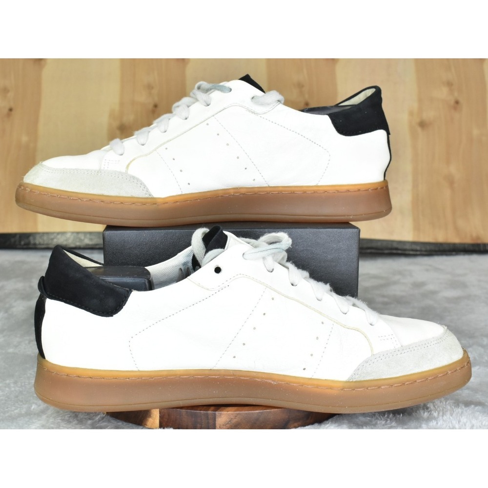 Sam Edelman Josi Women Shoes Size 9 M White/Black Leather Comfort Sneakers - Picture 7 of 12